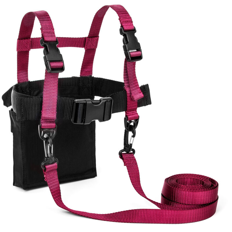 Lucky Bums Ski Trainer Harness with Grip ‘n Guide Handle, Leashes and Backpack image number 2