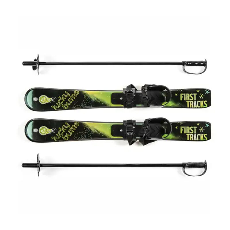 Lucky Bums Beginner Skis + Poles Toddler image number 1