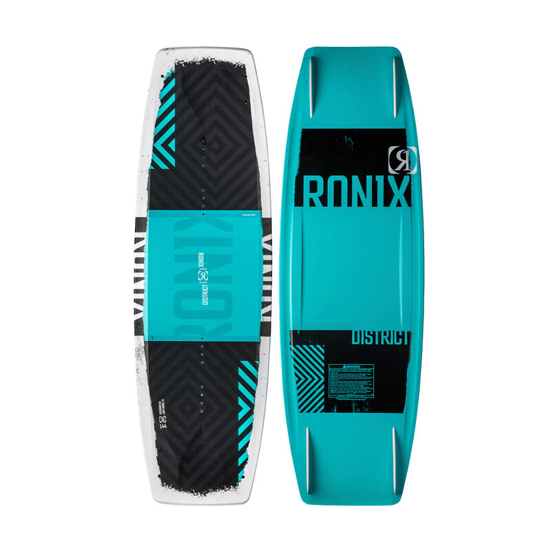 Ronix District Wakesurf Board w/ District Boots image number 1