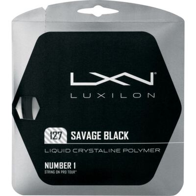 Luxilon Savage 127 Set Tennis String Black