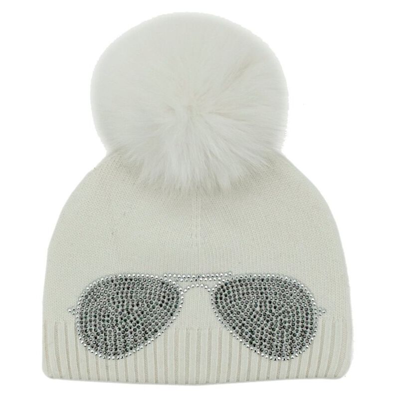Mitchies Knitted Sweet Shades Hat Womens image number 0