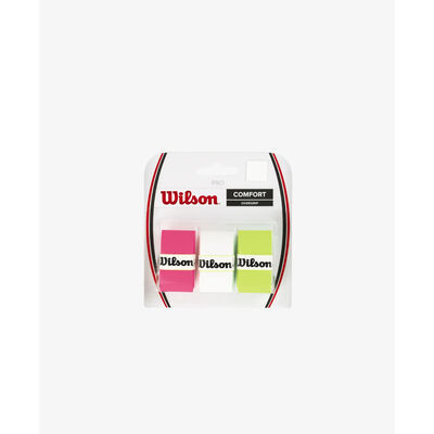 Wilson Pro Overgrip 3 Pack Assorted Colors