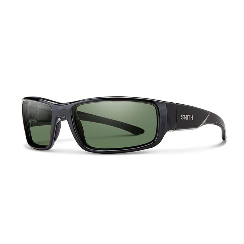 Smith Survey Black/Polarized Green Mirror Sunglasses image number 0