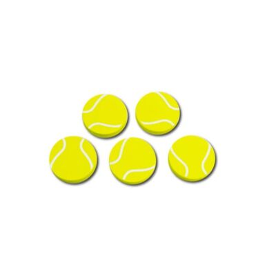 Racquet Inc Tennis Ball Erasers (5 Pack)