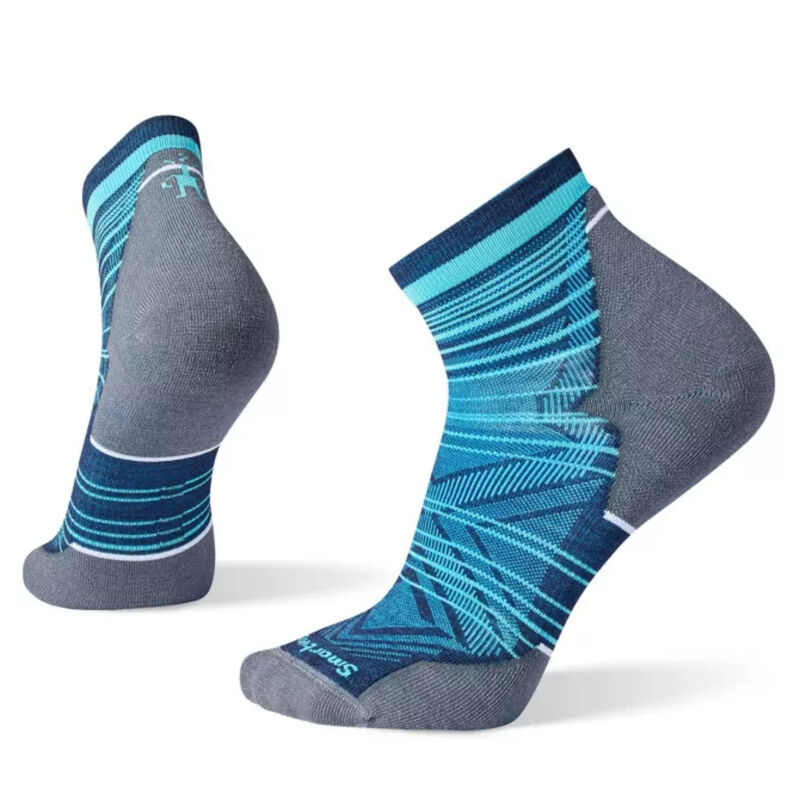 Smartwool Run Targeted Cushion Pattern Ankle Socks Mens image number 0