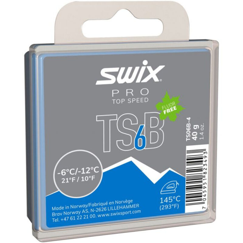 Swix TS6 Black 40g Wax image number 0