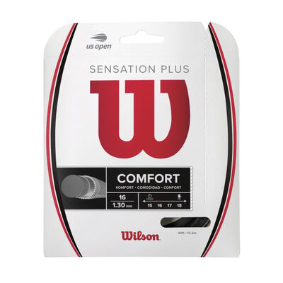 Wilson Sensation Plus Tennis String 16 Gauge Black