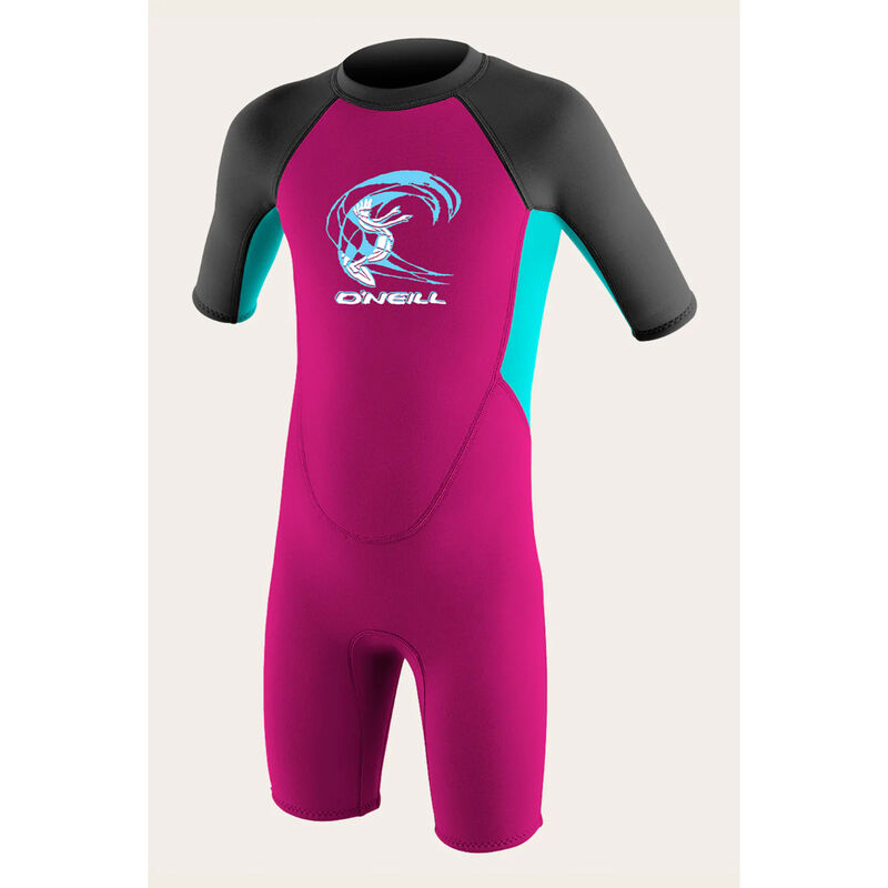 O'Neill Reactor 2 2mm Zip Short Sleeve Wetsuit Toddlers image number 0