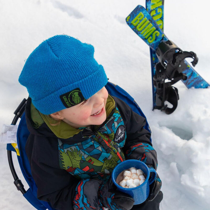 Lucky Bums Beginner Skis + Bindings + Poles Toddlers image number 5