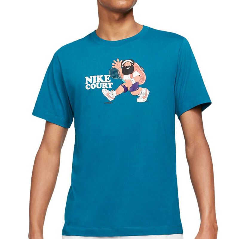 NikeCourt Slam Tee Tennis Shirt Mens image number 0