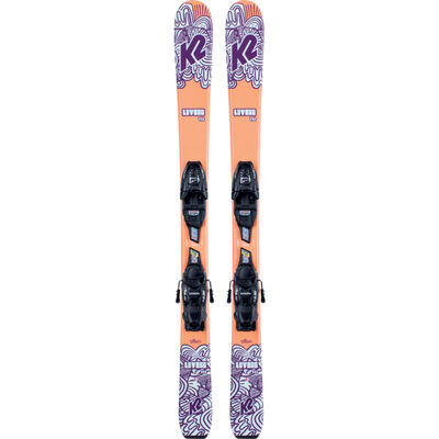 K2 Luv Bug Skis + 4.5 System Bindings Girls