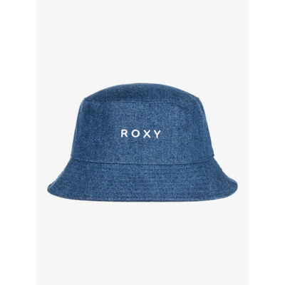 Roxy Cheek To Cheek Denim Bucket Hat Womens