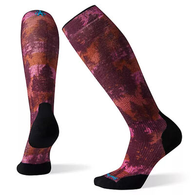 Smartwool Snow Targeted Cushion Print Over The Calf Socks Womens