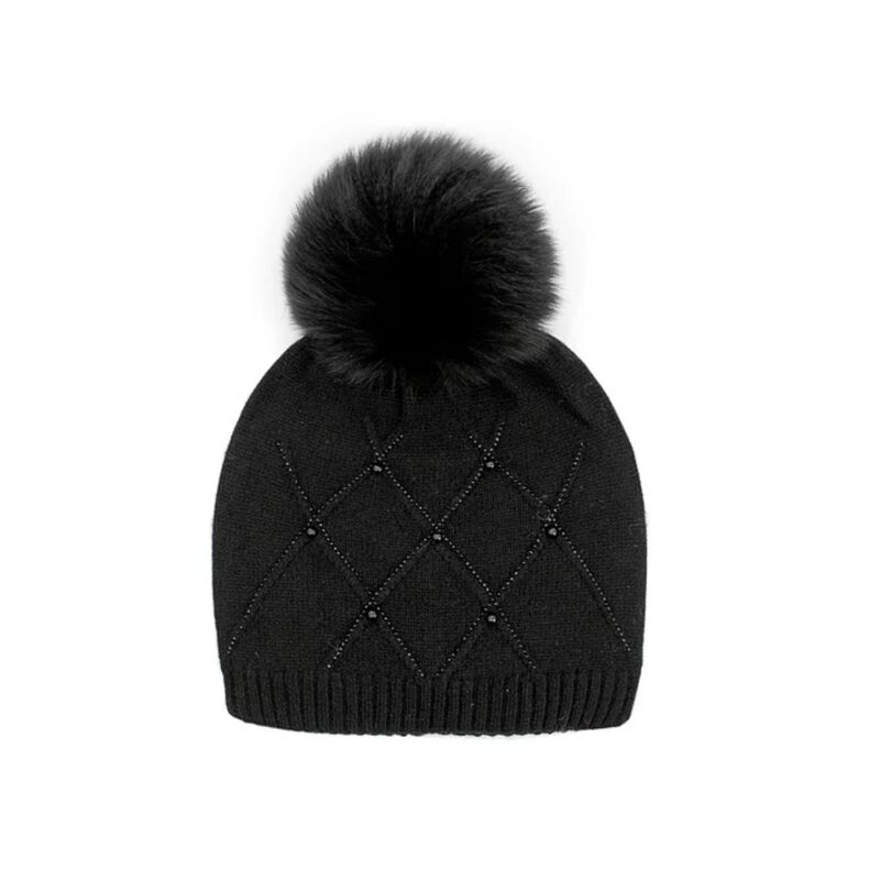 Mitchies Matchings Sparkle Knit Beanie Womens image number 0