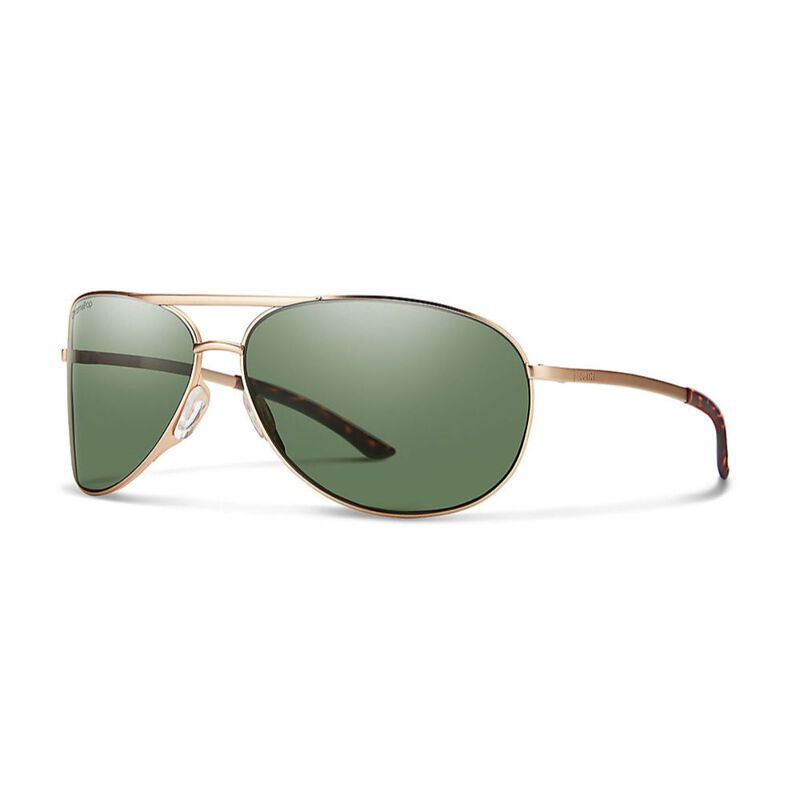 Smith Serpico 2.0 Gold/ChromaPop Polarized Gray Green Sunglasses image number 0